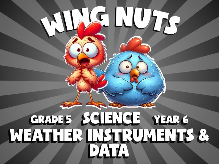 Weather Instruments & Data WING NUTS Science Game | No-Prep Year 6 Review Activity