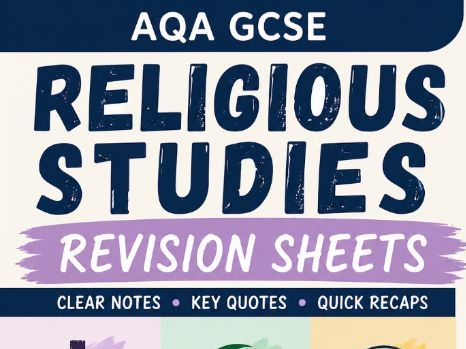 GCSE AQA RE Islam Beliefs Revision Sheet (Complete Unit)