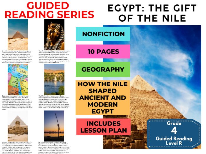 Year 5 Guided Reading Level R Egypt with Lesson Plan