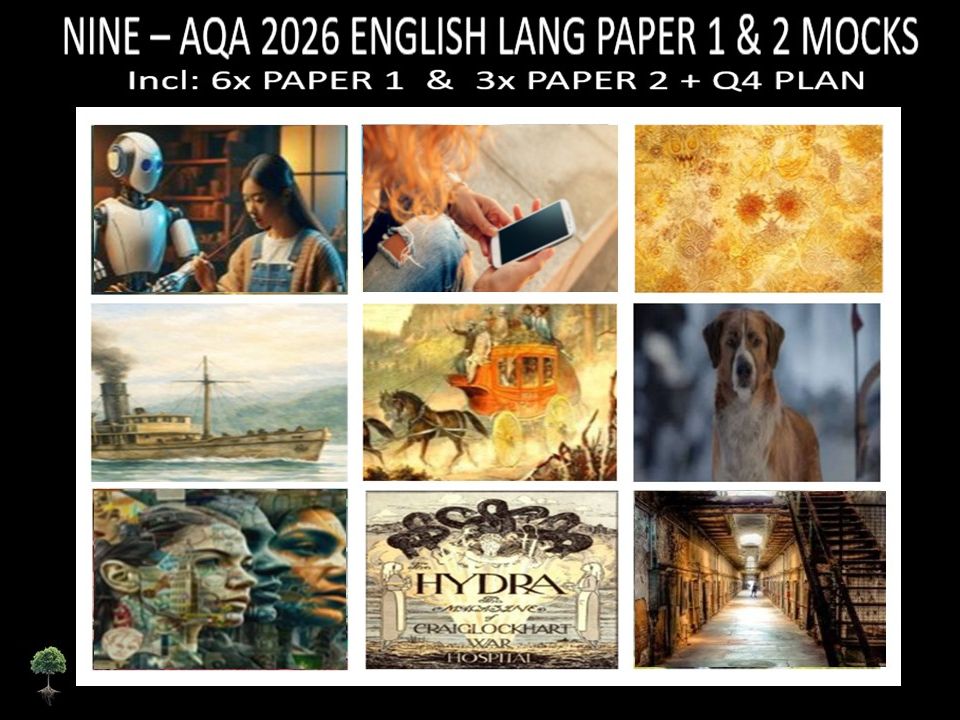 NINE - AQA PAPER 1 & 2 | 2026 FULL MOCKS | Q4 PLAN