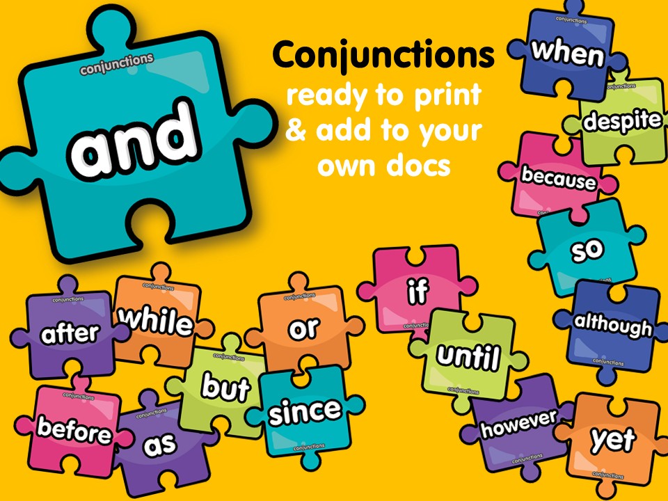 Conjunction puzzle pieces