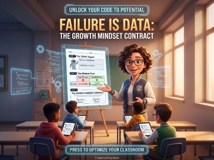 Failure is Data: The Growth Mindset Contract & Student Reflection Worksheet