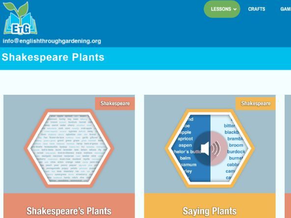 EAL English Through Gardening - Shakespeare's Plants