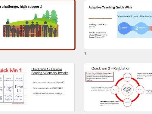 Adaptive Teaching Staff CPD