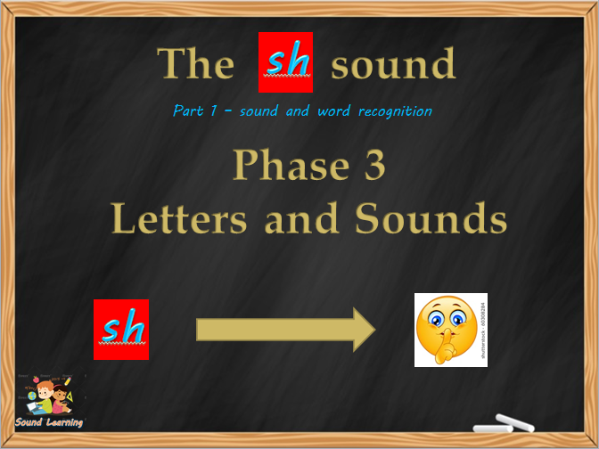 SH sound, read and write SH in words and sentences