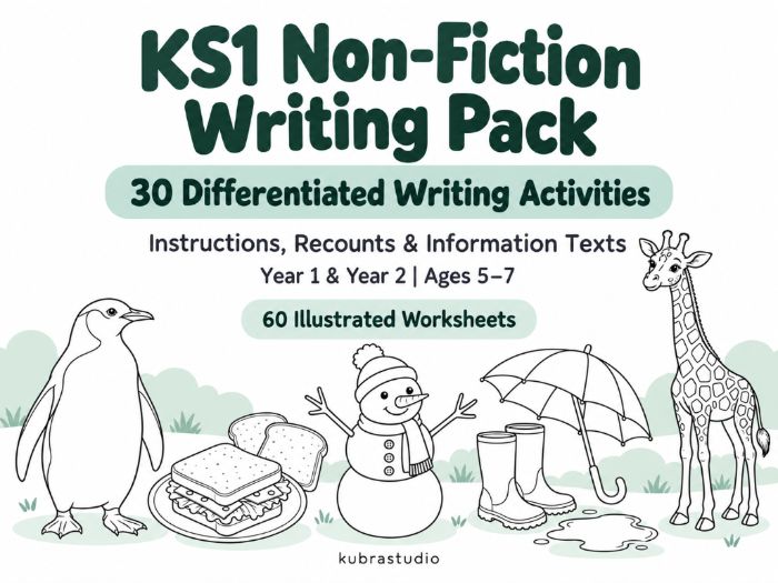 KS1 Non-Fiction Writing Pack | Year 1 & 2