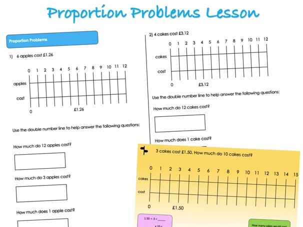 Year 6 Ratio - Proportion Problems Lesson