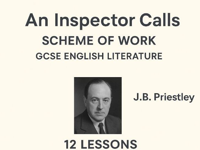 An Inspector Calls – Full 12-Lesson Scheme of Work with PowerPoints