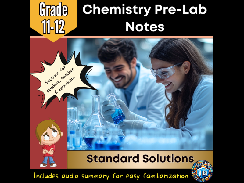 IB DP Chemistry Standard Solutions - Lab Notes 2026
