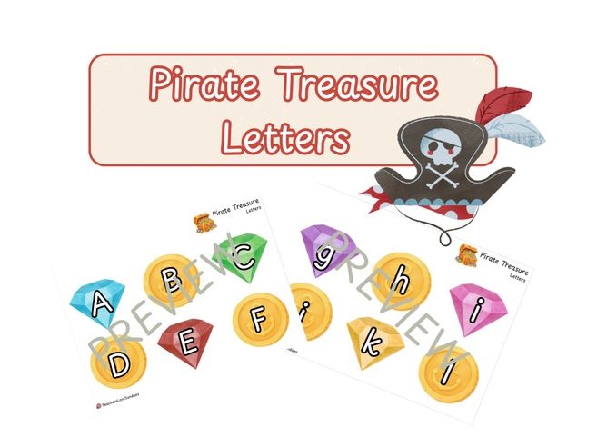 Pirate Treasure Letters