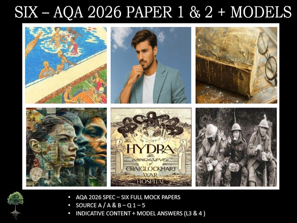 SIX - AQA PAPER 1 & 2 | 2026 FULL MOCKS | MODELS