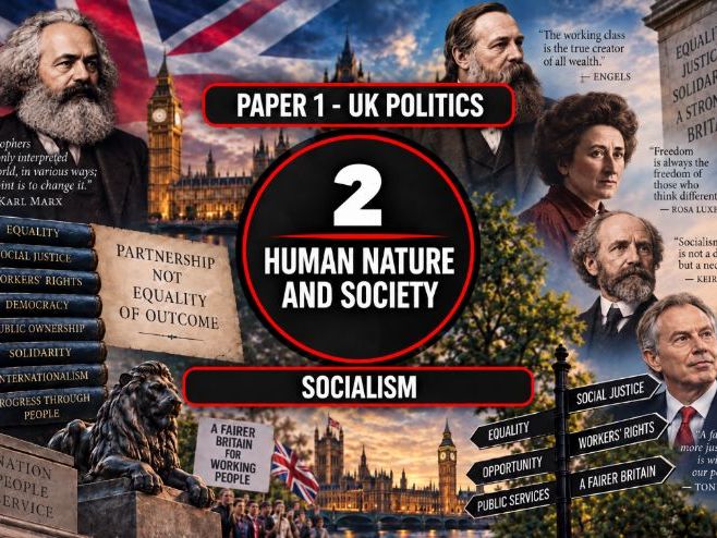 2 Core Ideologies - Socialism - Human nature and Society