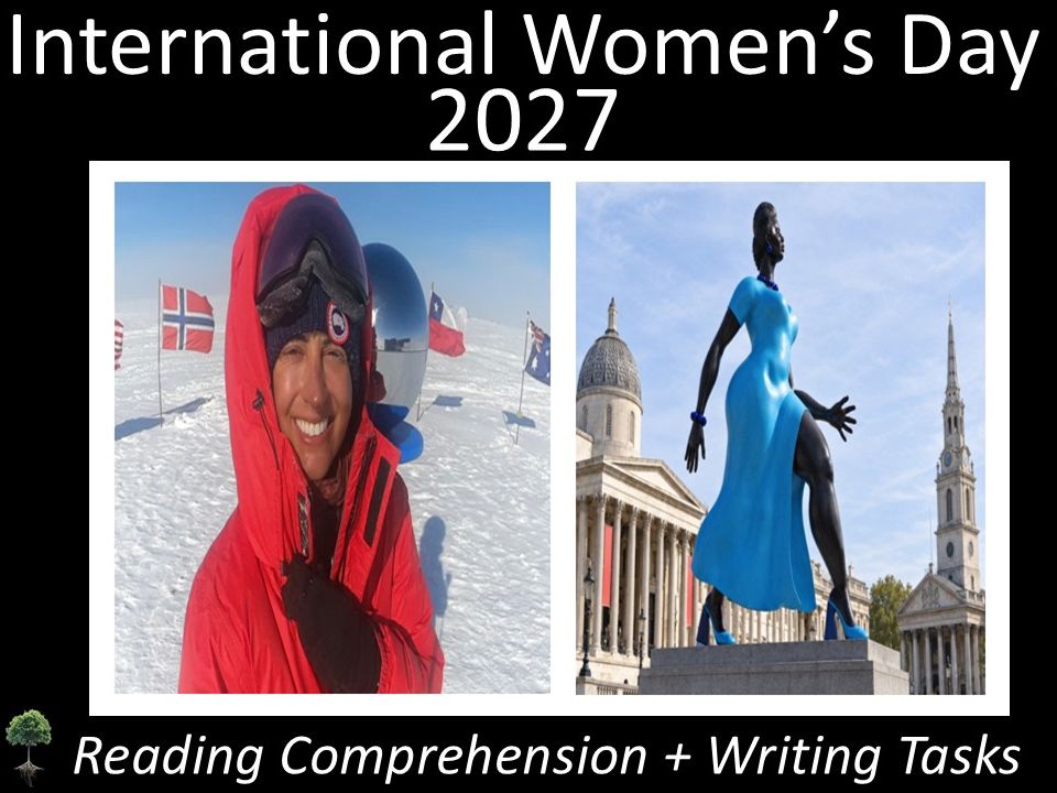 International Women’s Day 2027 | Reading Comprehension + Writing Bundle