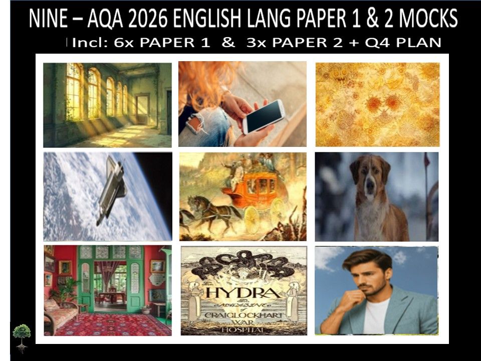 NINE - AQA PAPER 1 & 2 | 2026 FULL MOCKS | Q4 PLAN