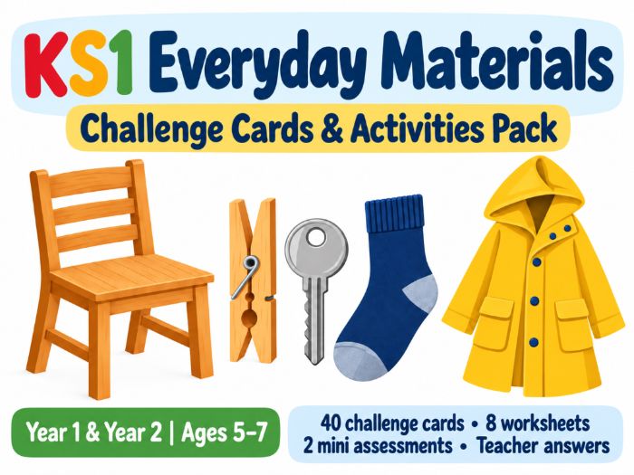 KS1 Everyday Materials Activity Pack