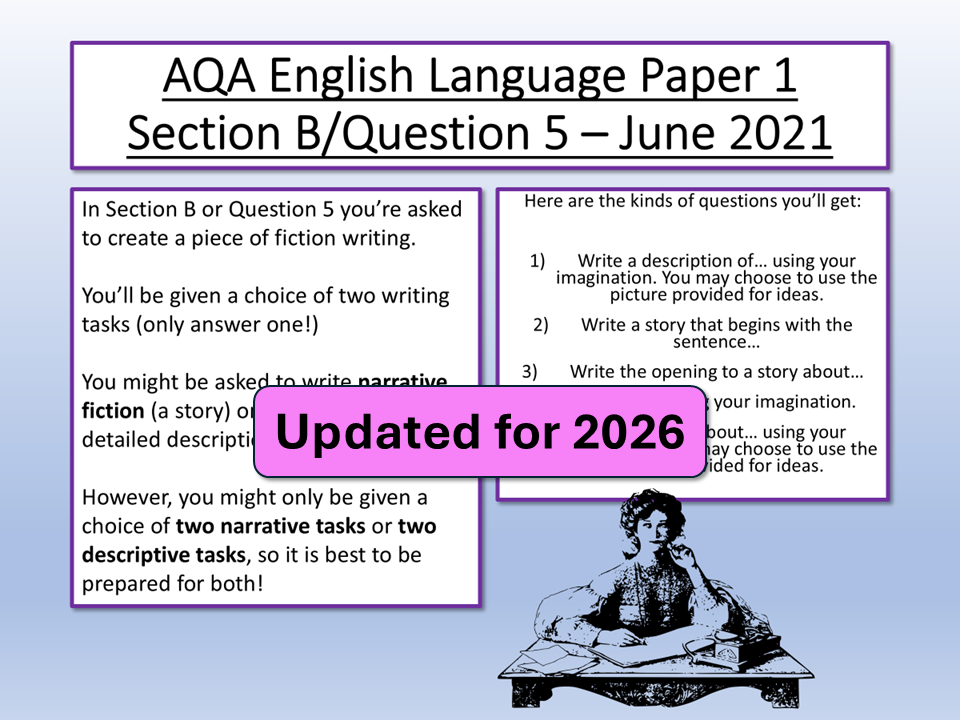 AQA English Language Paper 1 June 2021