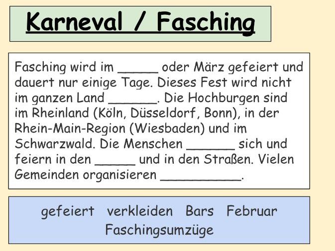 A Level German Taster Session