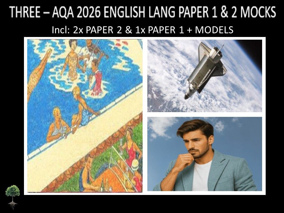 THREE - AQA PAPER 1 & 2 | 2026 FULL MOCKS | MODELS