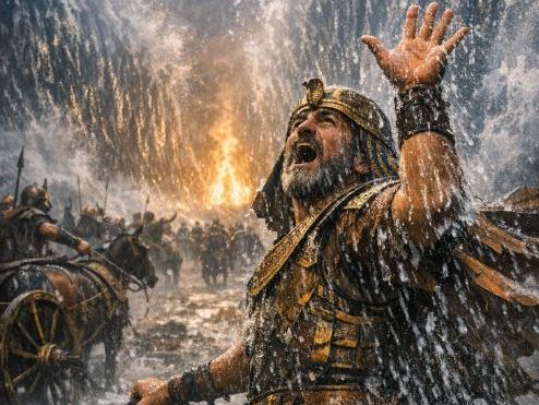 0081 BIBLE VISUAL REGISTER   EXODUS 14     HOW DID GOD DESTROY PHARAOH'S ARMY??