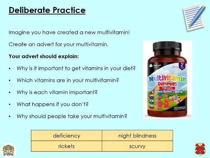Unhealthy diet - KS3 Activate lesson