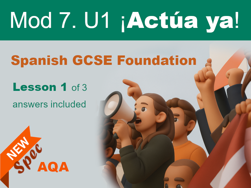 Actua ya. Unit 7. Lesson 1. AQA. GCSE. Spanish. New Spec