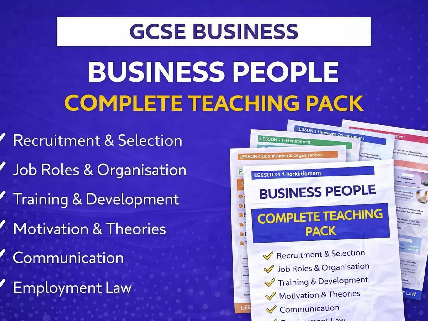 GCSE Business People Complete Bundle