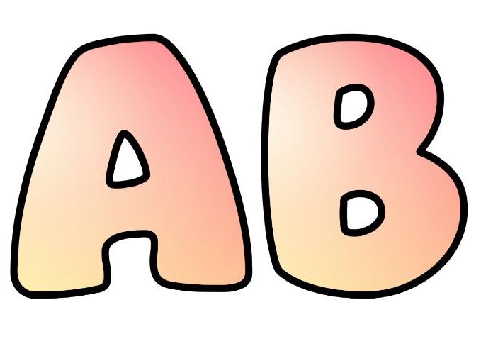 Beige Orange White Fade Themed Lettering Set | Classroom Display | Upper & Lowercase, 0-9