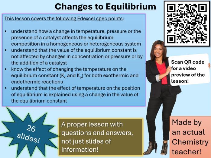 Factors affecting Equilibrium Constants | A2 Chem (click for video preview)