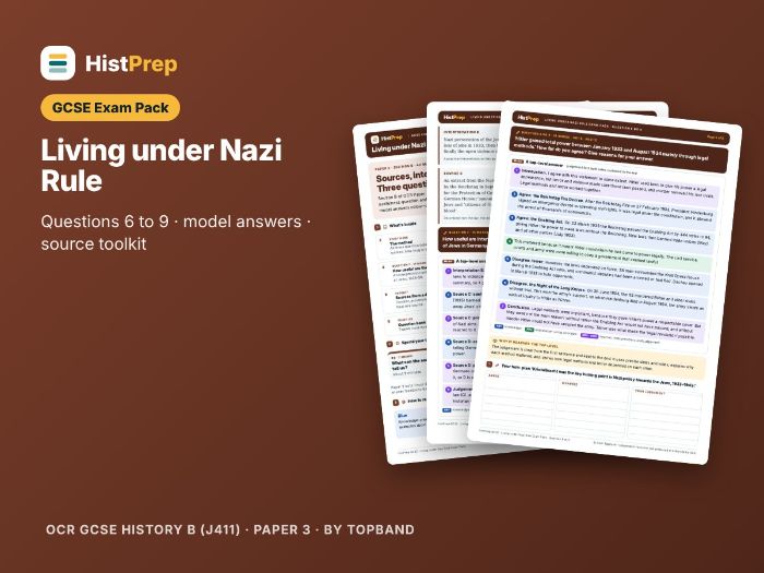 Living under Nazi Rule Exam Pack (OCR)