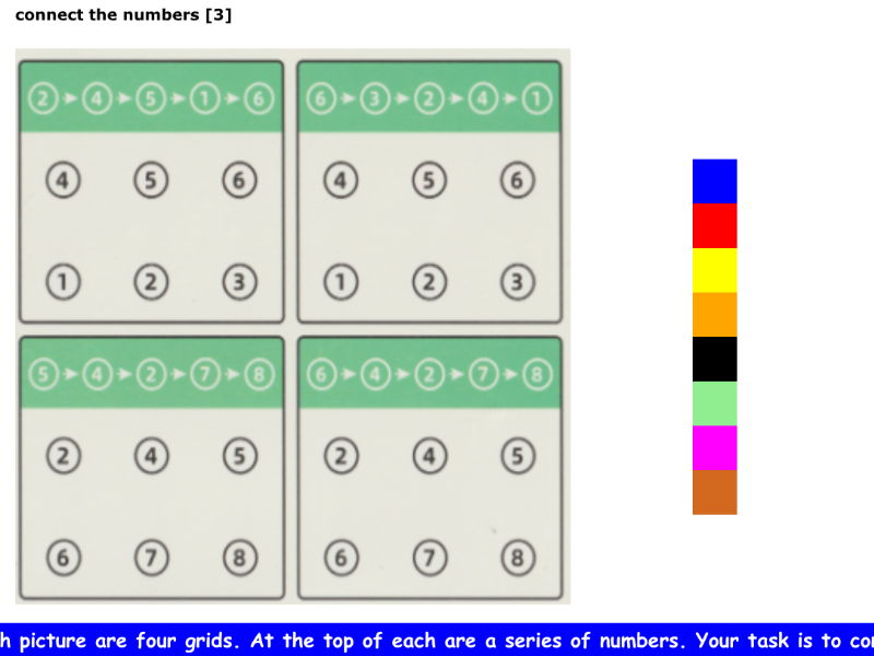 connect the numbers [3]