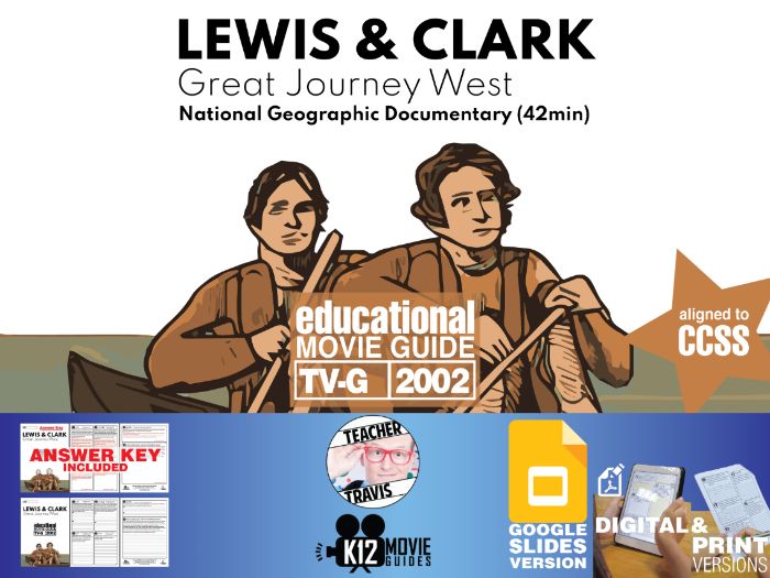 Lewis And Clark Great Journey West Documentary TV 2002 Teaching