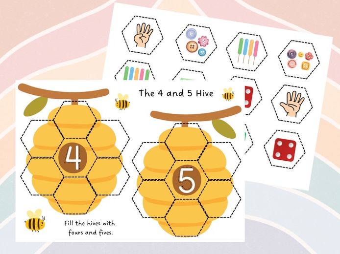 Maths - The 4 and 5 Hives