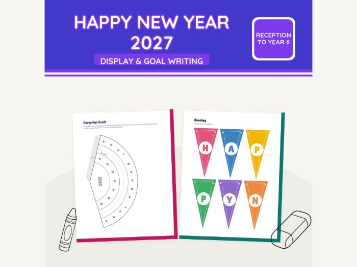 Happy New Year 2027 Display and Goals