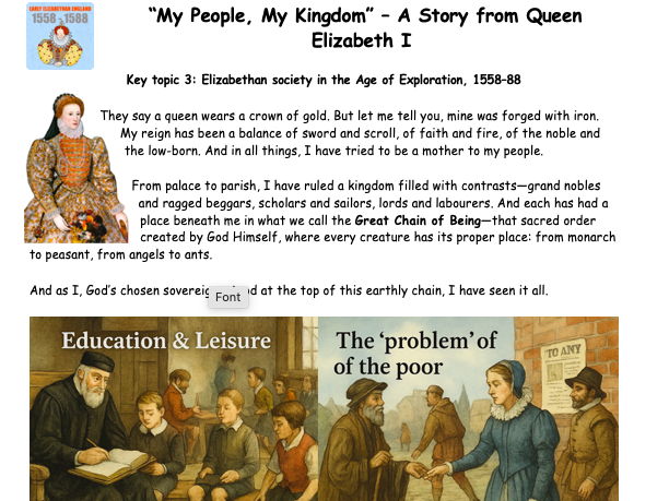 Edexcel GCSE Early Elizabethan England - Elizabeth I - Story Pt3
