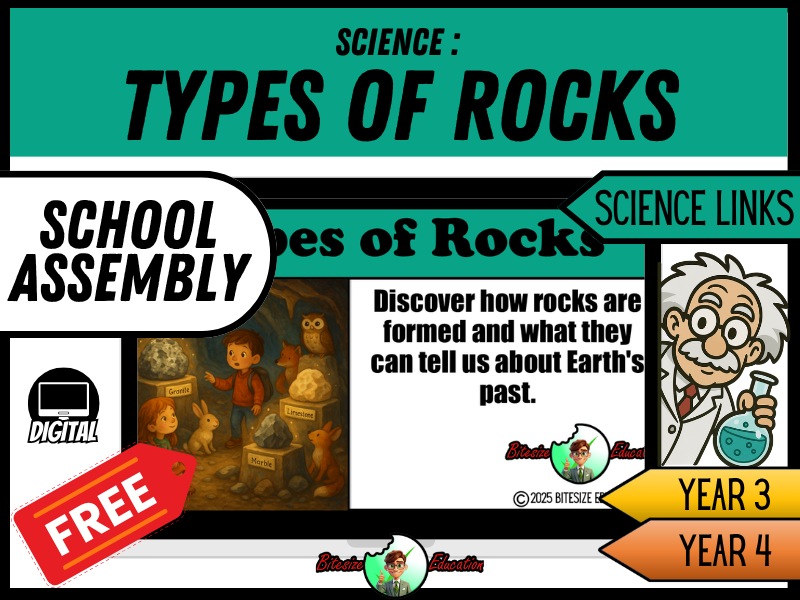 Types of Rocks | Science Assembly | Year 3/4