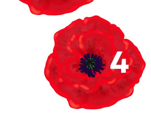 Poppy number cards 1-10