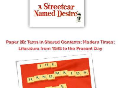 Streetcar & Handmaid's Tale Booklet