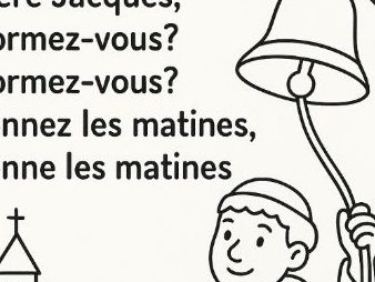 Frère Jacques Colouring Sheet