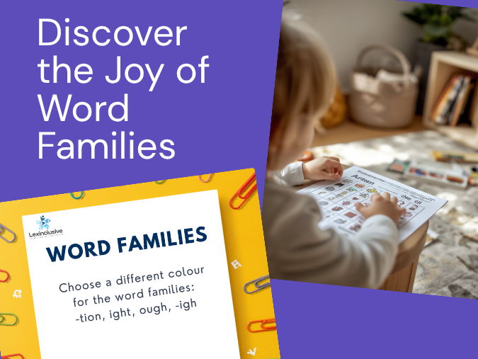 Lexinclusive® Word Families Advanced Activity