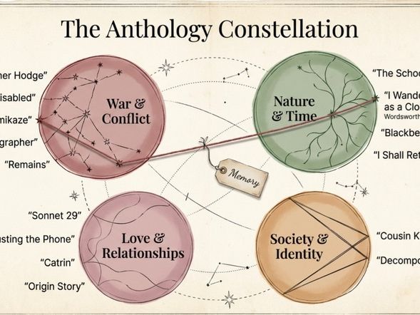 Eduqas GCSE Poetry Anthology (2025–2027) – Full Anthology Unit Clusters