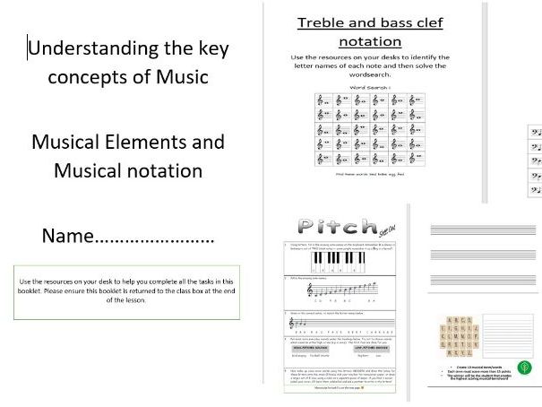 Music KS3 cover booklet