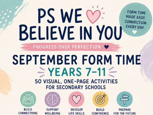 Form time 10 minute PSHE curriculum based resources for September year 7-11