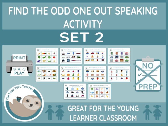 ESL Odd One Out Challenges 2