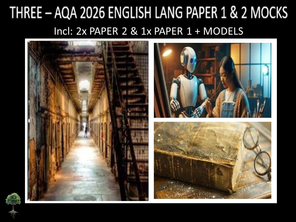 THREE - AQA PAPER 1 & 2 | 2026 FULL MOCKS | MODELS