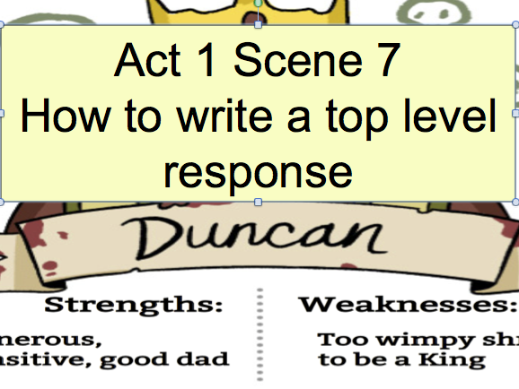 Macbeth act 1 scene 7 essay