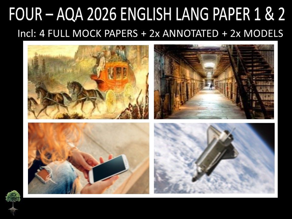 FOUR - AQA PAPER 1 & 2 | 2026 FULL MOCKS | ANNOTATED | MODELS