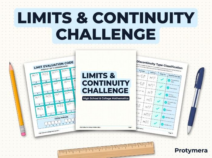 Limits & Continuity Challenge: Limit Evaluation, Continuity and Discontinuities | Math Puzzle Game