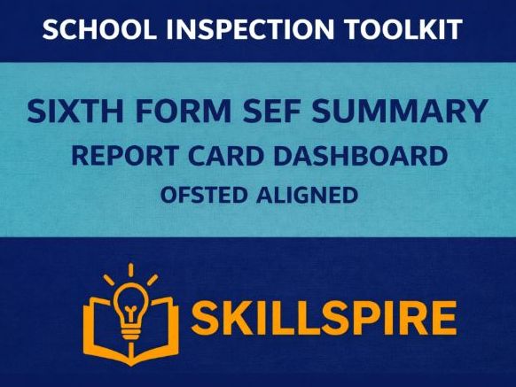 Sixth Form Report Card & Inspection Dashboard | A Level APS, Value Added & Destinations
