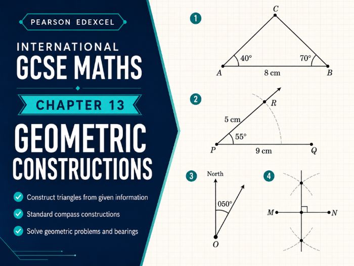 13 - Geometric Constructions Teacher Pack - Pearson Edexcel iGCSE Maths