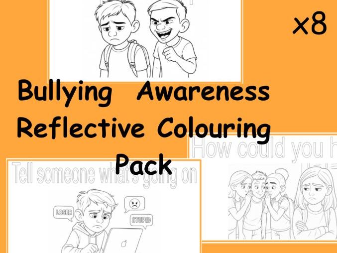 Anti-Bullying Colouring Activity Poster Display Pack